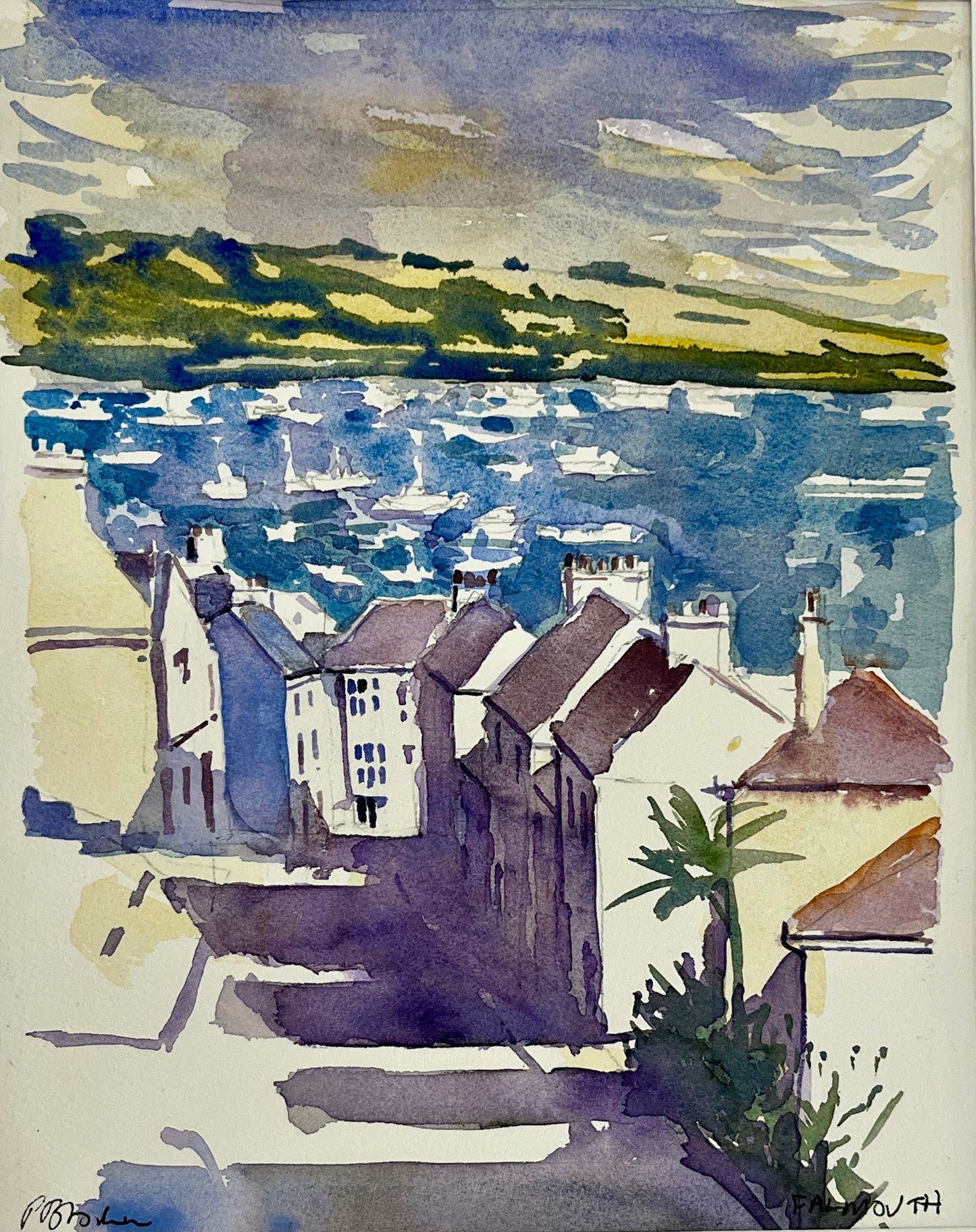 View over Falmouth Evening
