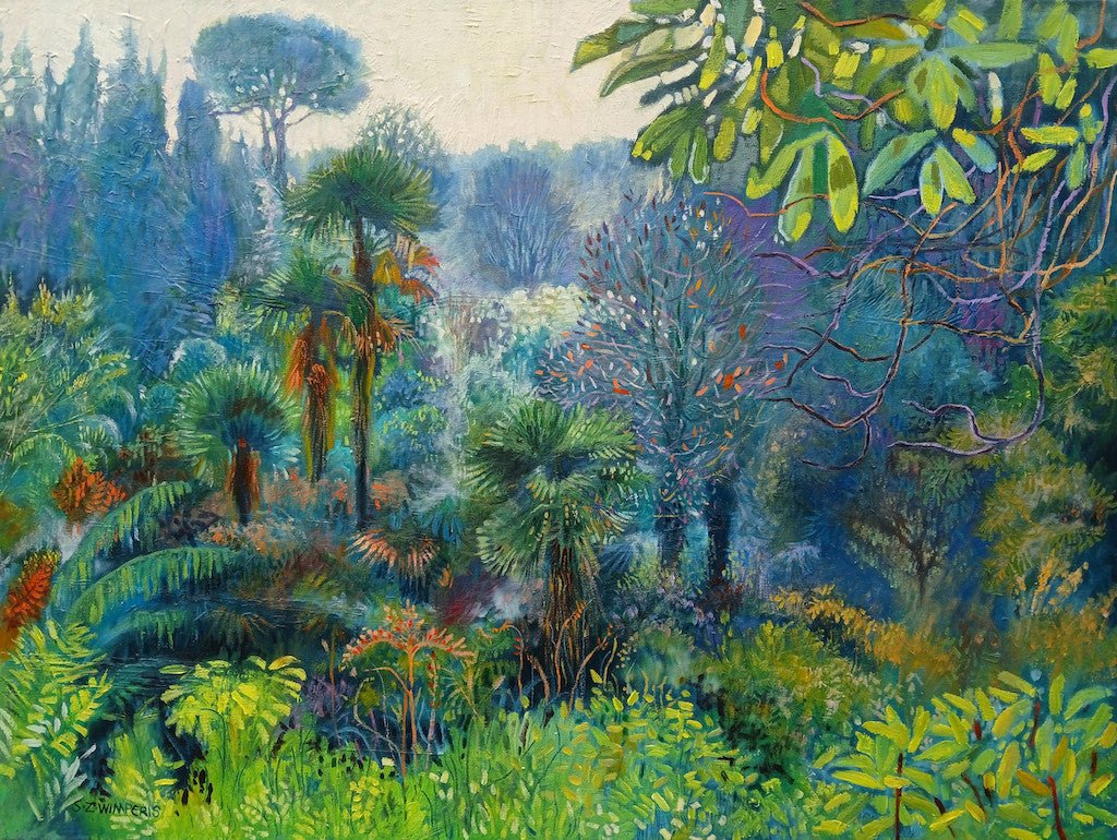 A Cornish Garden, Trebah - Sarah Wimperis - Beside The Wave