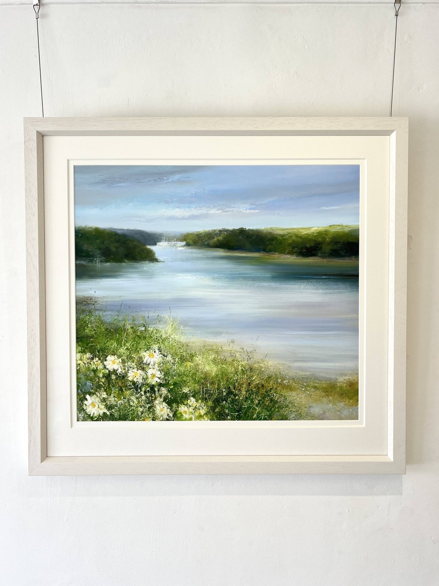A Quiet Day, Mylor Creek - Amanda Hoskin - Beside The Wave