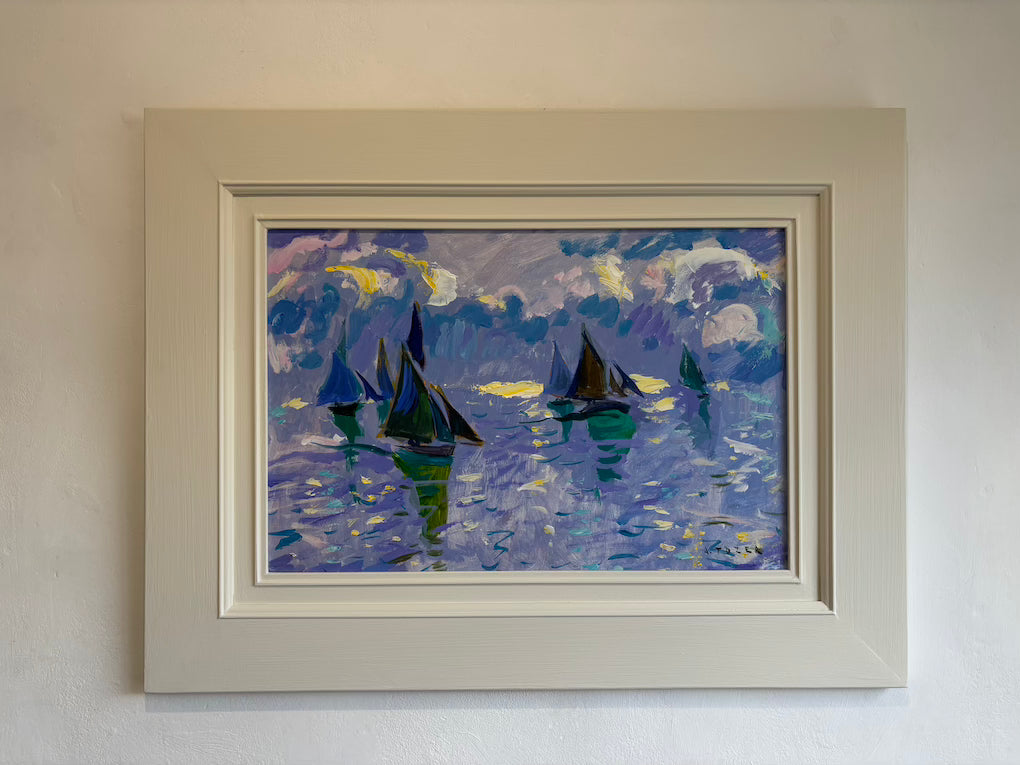 Emerald and Mauve, Cornish Sails