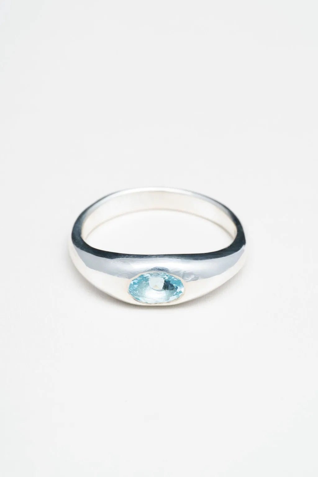 Aquamarine Dew Drop Ring - Naomi Lewis - Beside The Wave