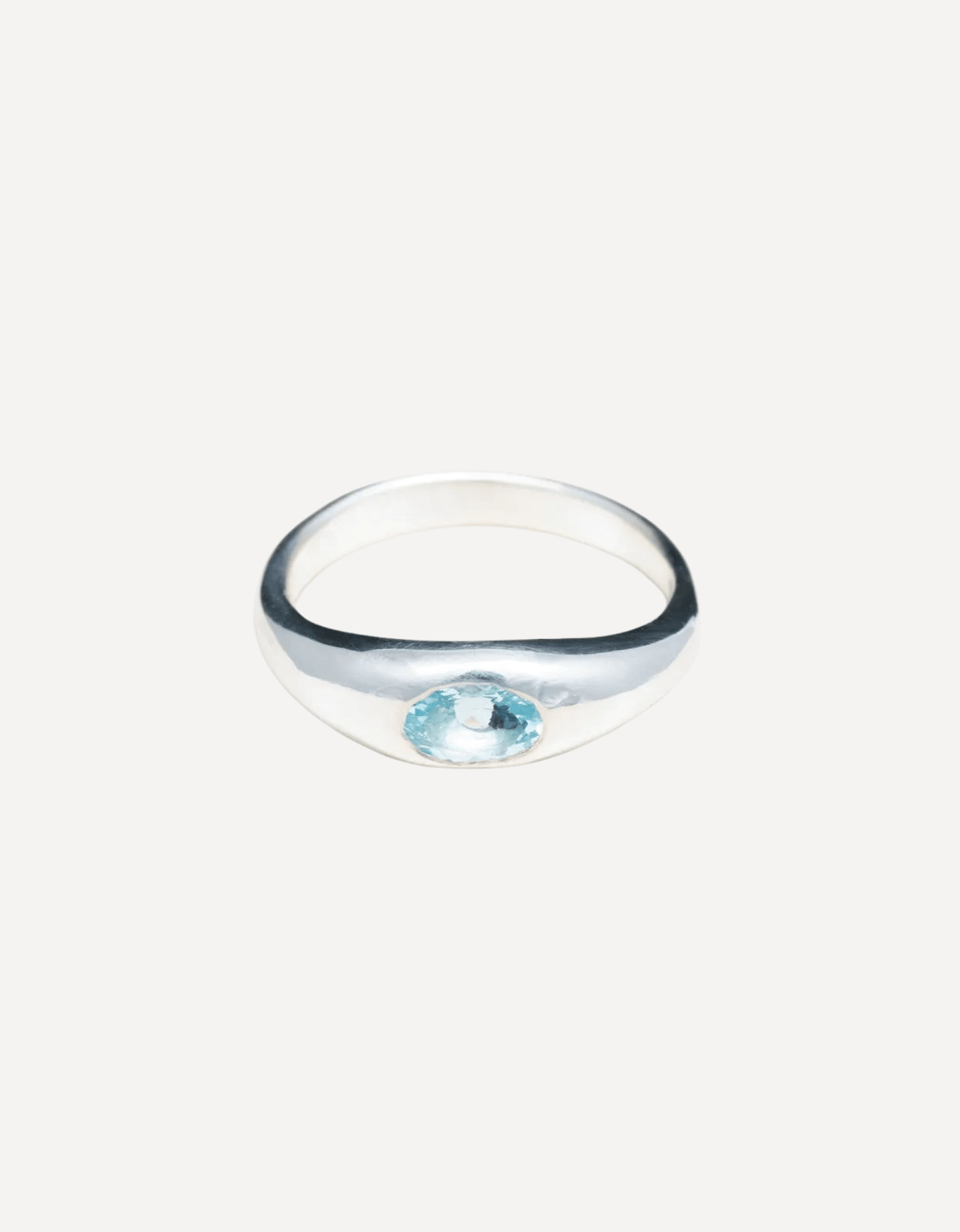 Aquamarine Dew Drop Ring - Naomi Lewis - Beside The Wave