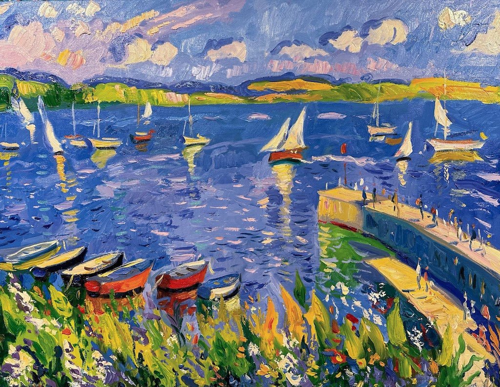 Blissful Sailing Portscatho - Andrew Tozer - Beside The Wave