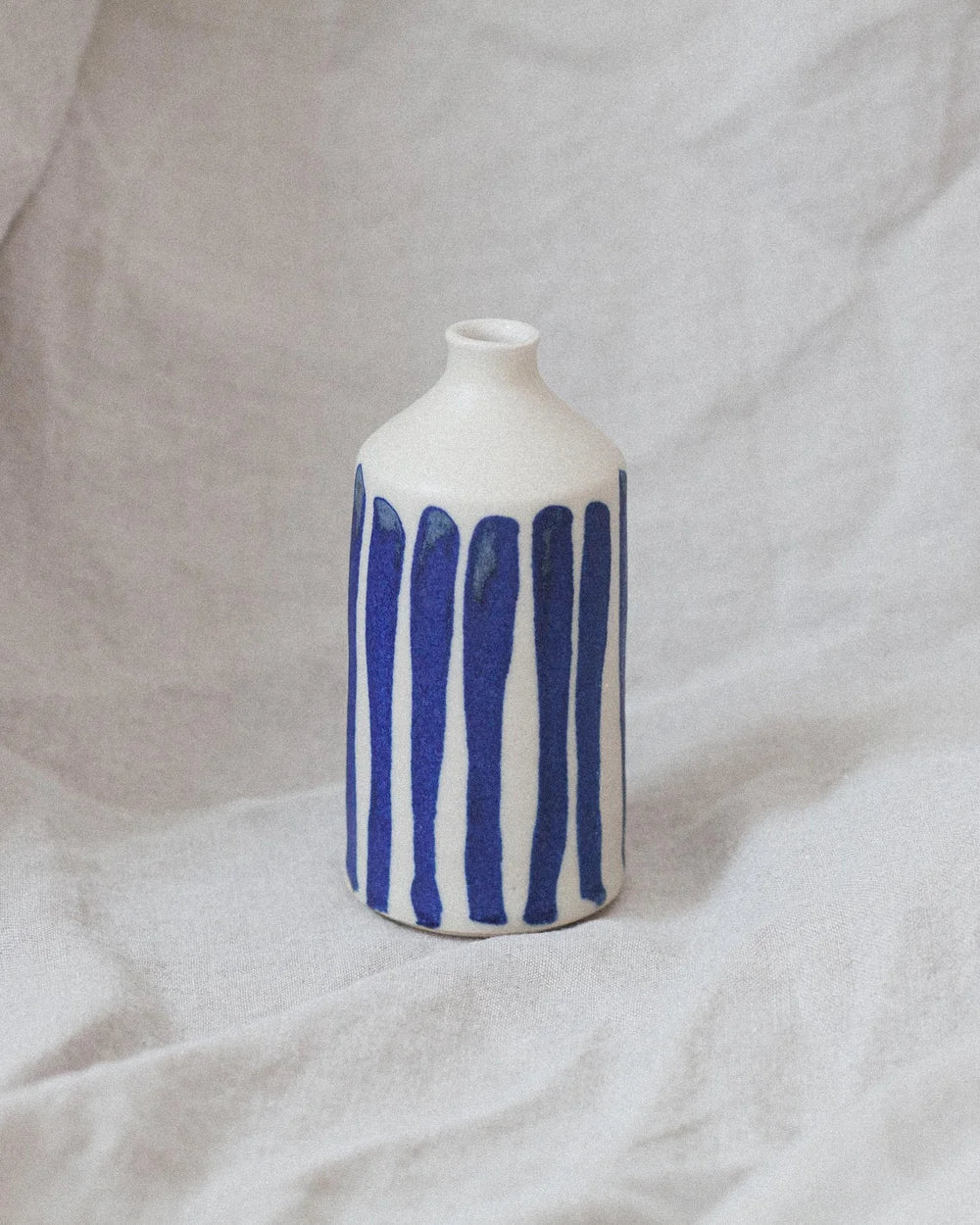 Budvase (Cobalt Stripe)-Emily Tapp-Beside The Wave