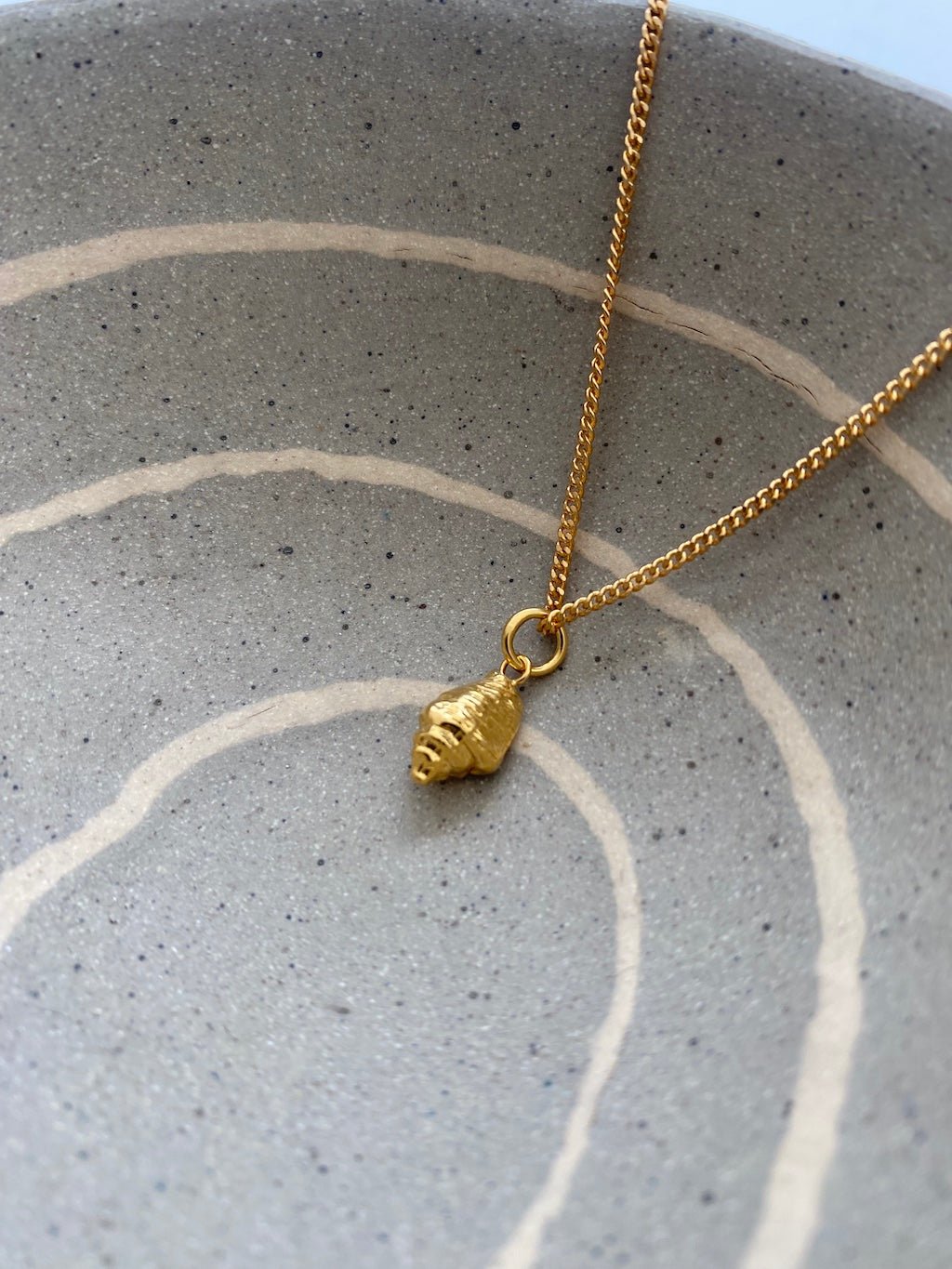 Cornish Whelk Charm - Emily Nott - Bower - Beside The Wave