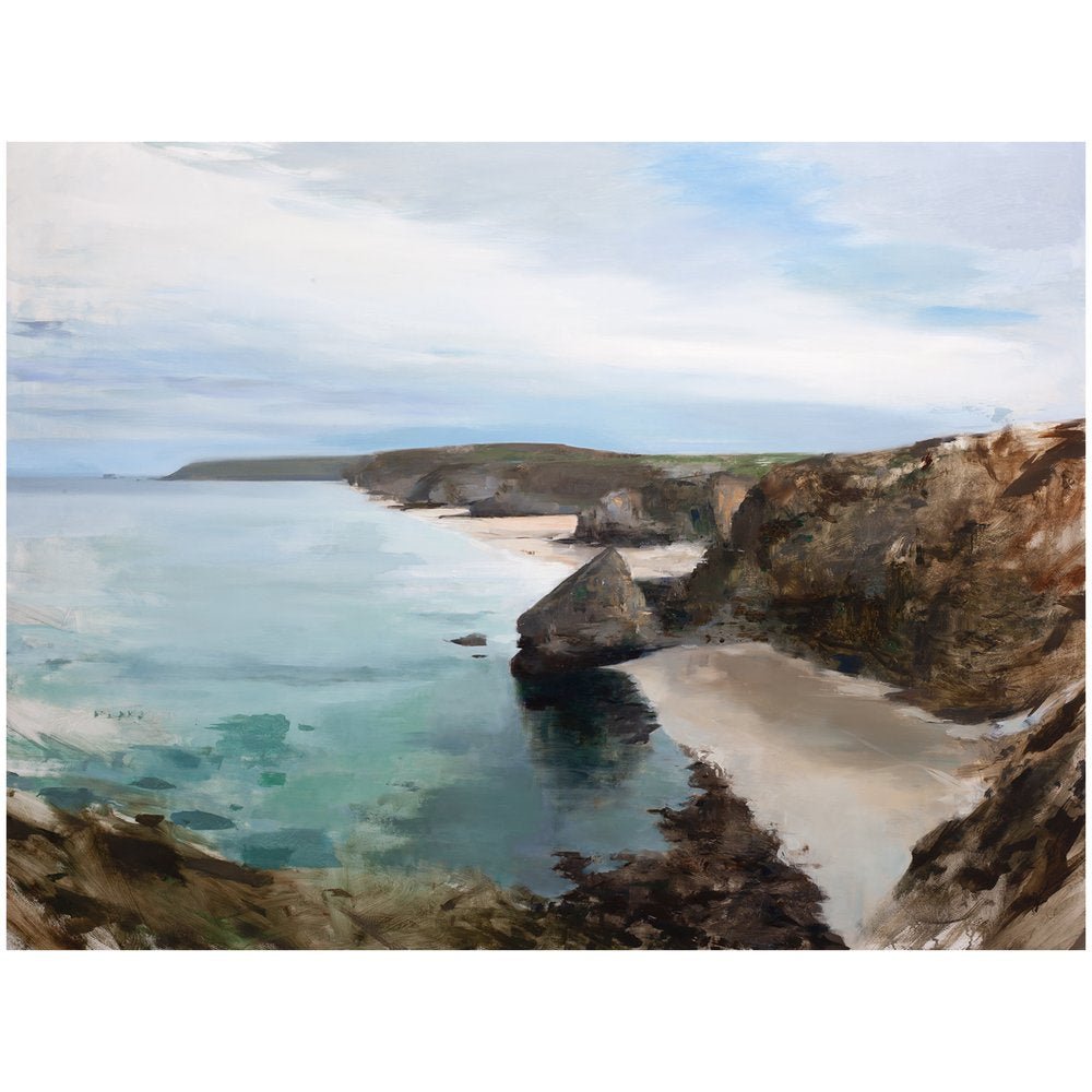 Distant Headlands Towards Porthtowan - Jon Doran - Beside The Wave