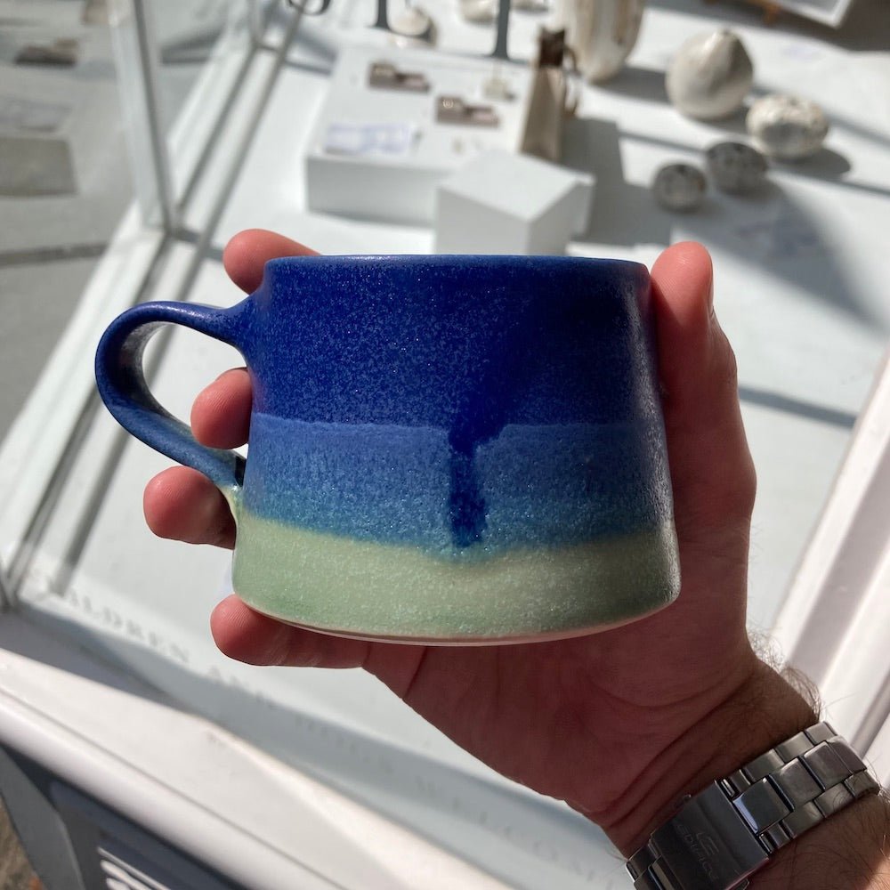 Ebron/Porth Shoreline Short Mug - Emily Tapp - Beside The Wave