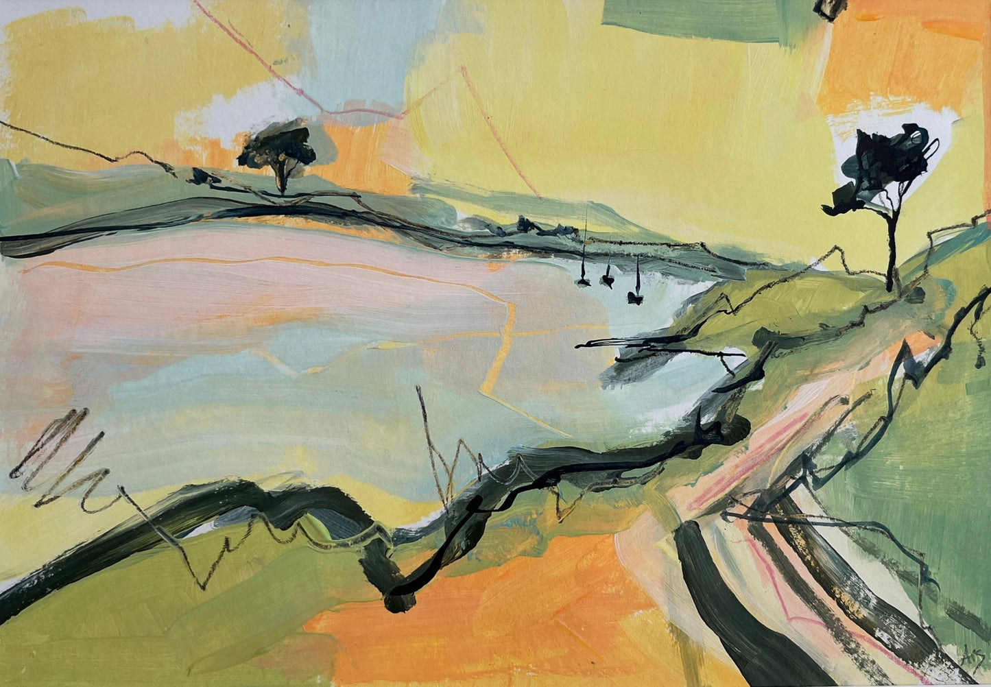 Evening Stroll-Aisleigh Anne-Beside The Wave