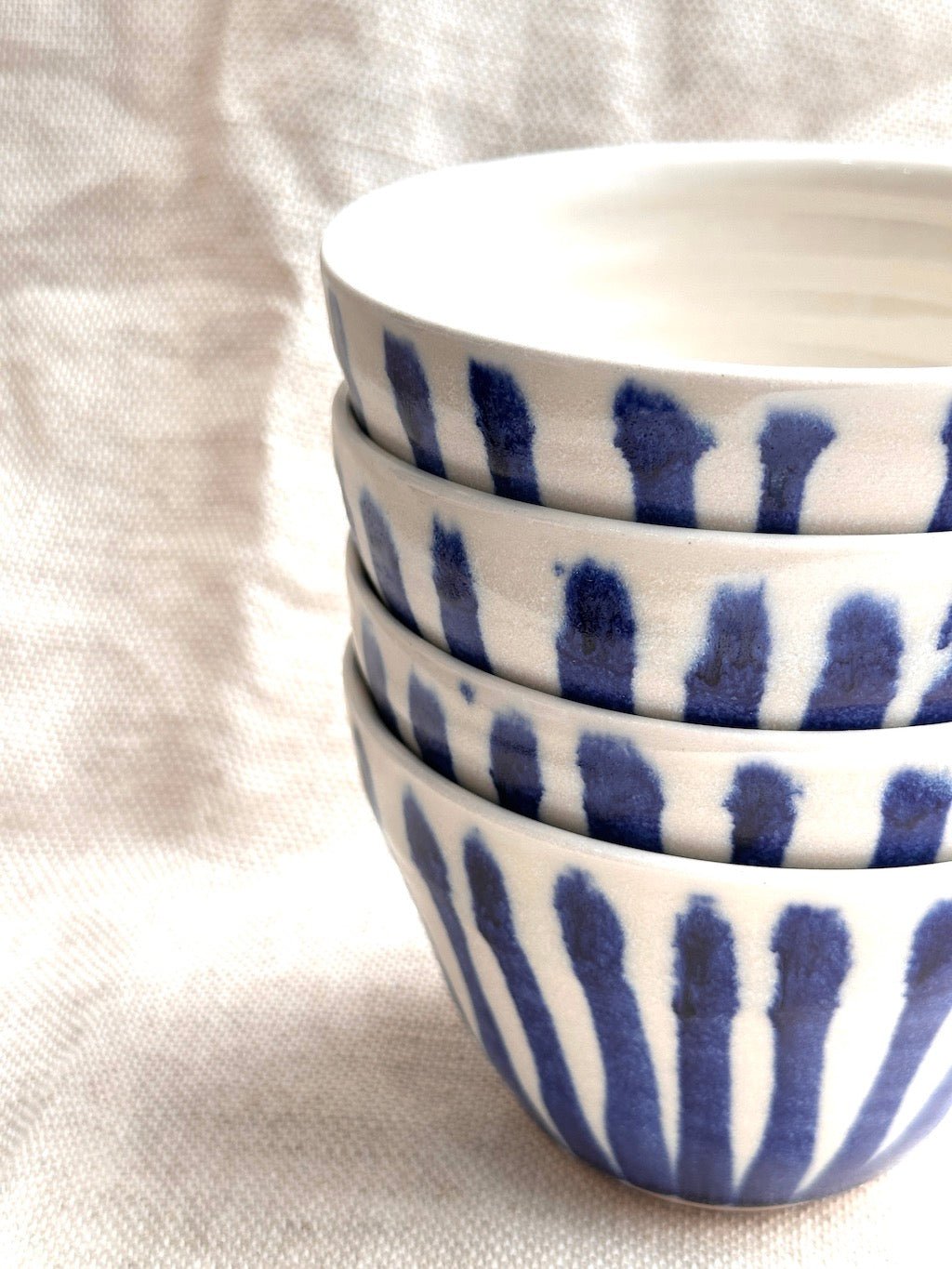 Everyday Bowl (Cobalt Stripe) - Emily Tapp - Beside The Wave