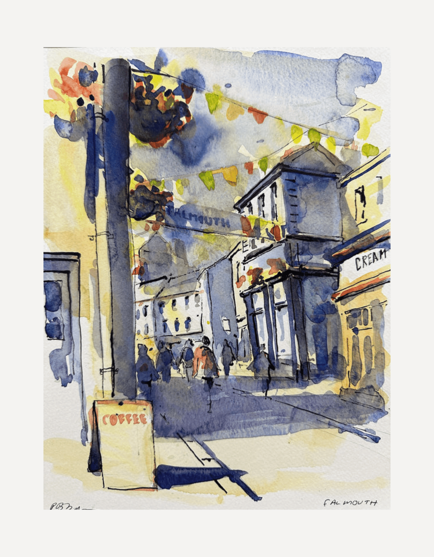 Falmouth Church Street - Peter Blodau - Beside The Wave