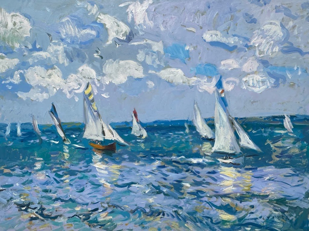 Falmouth Working Boats Racing - Andrew Tozer - Beside The Wave
