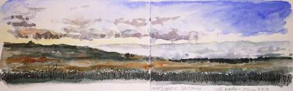 French Roads Sketchbook - Sarah Wimperis - Beside The Wave