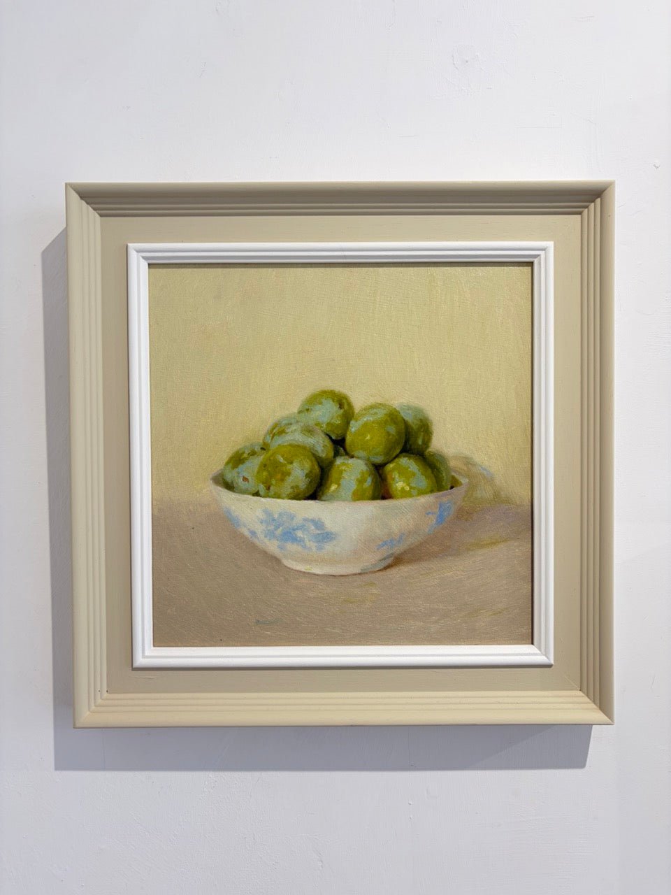 Greengages in a Blue Bowl-Johnty Robinson-Beside The Wave