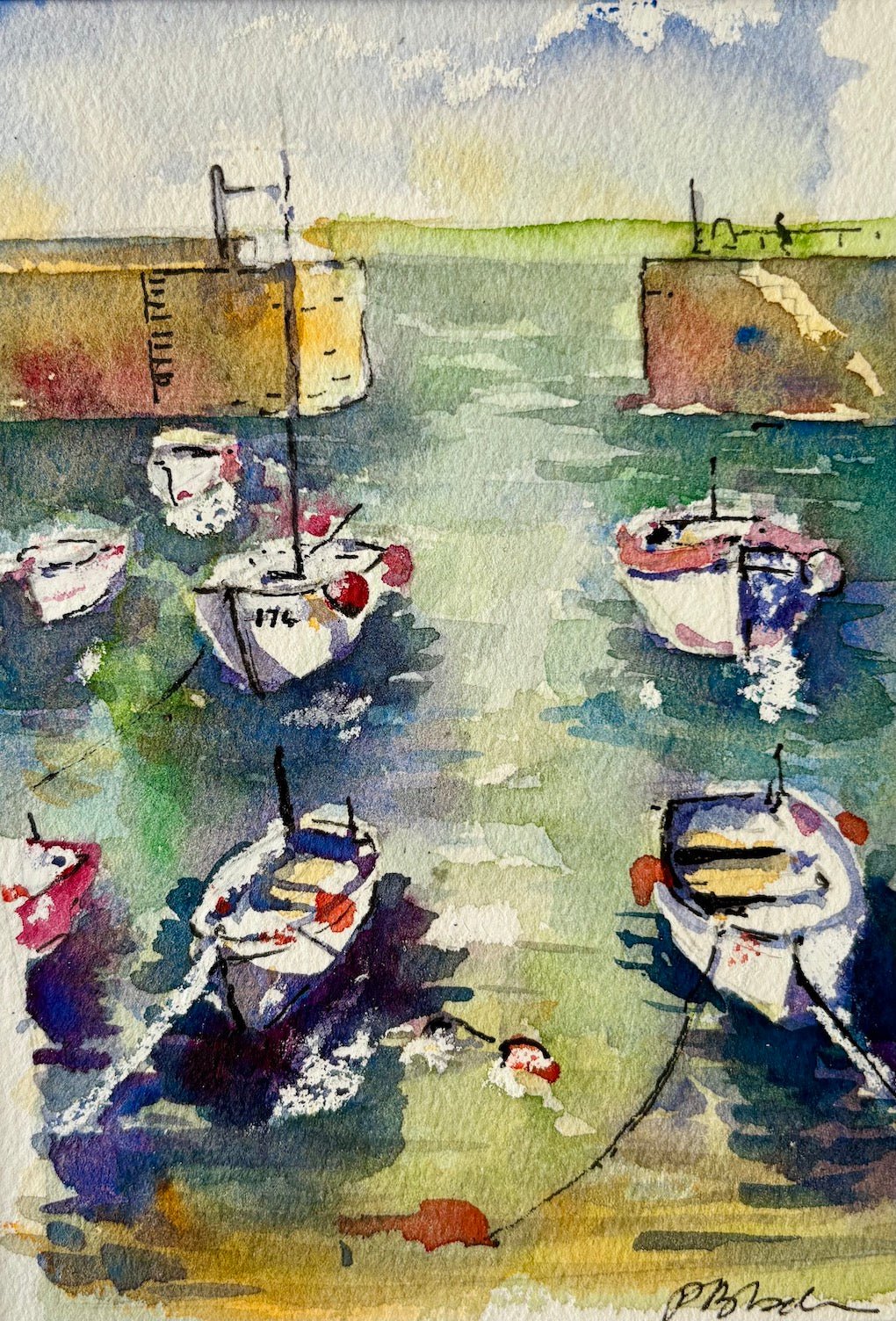 Harbour Falmouth - Peter Blodau - Beside The Wave