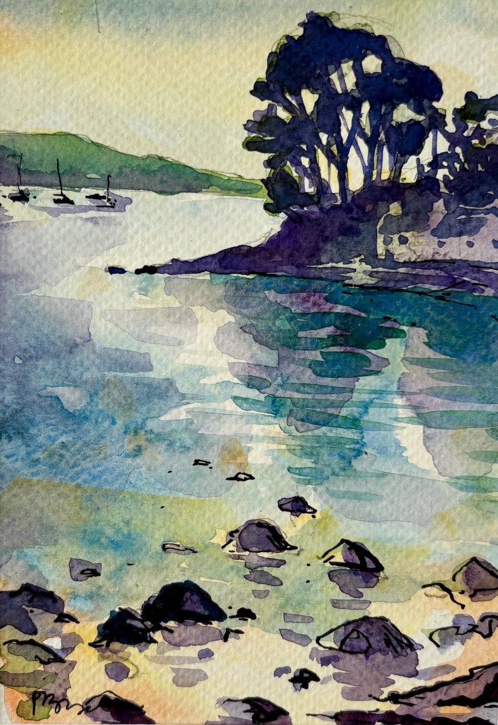 Helford cove - Peter Blodau - Beside The Wave