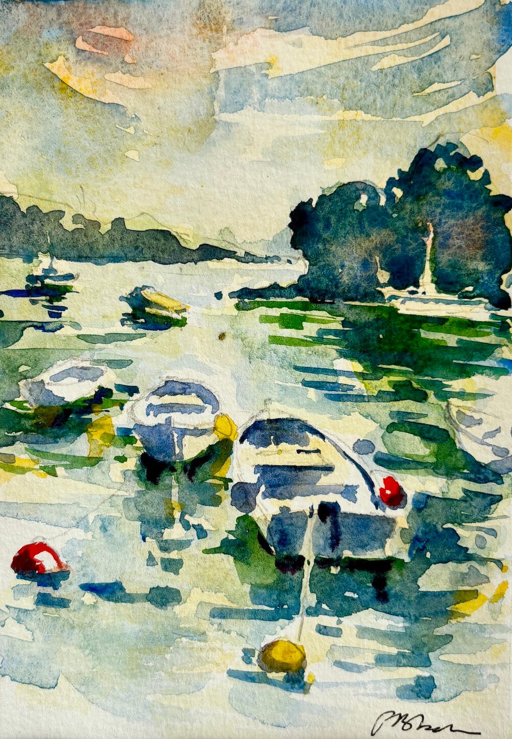 Helford Morning - Peter Blodau - Beside The Wave