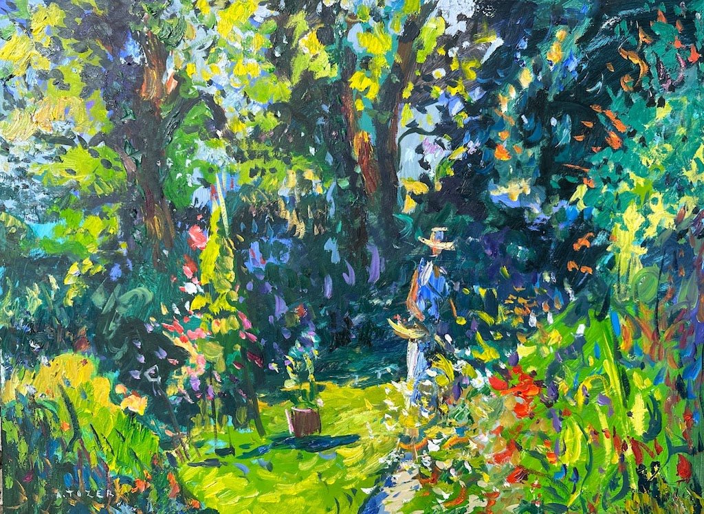 Hot Summer Day in the Garden - Andrew Tozer - Beside The Wave