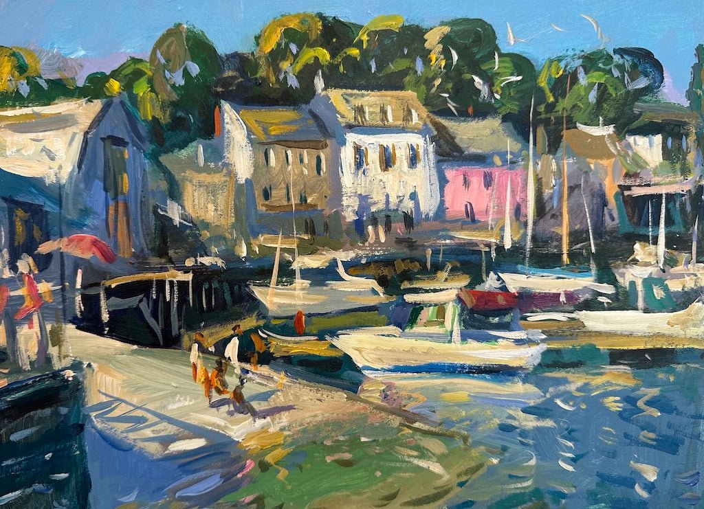 Hot Sun at Padstow Harbour - Andrew Tozer - Beside The Wave