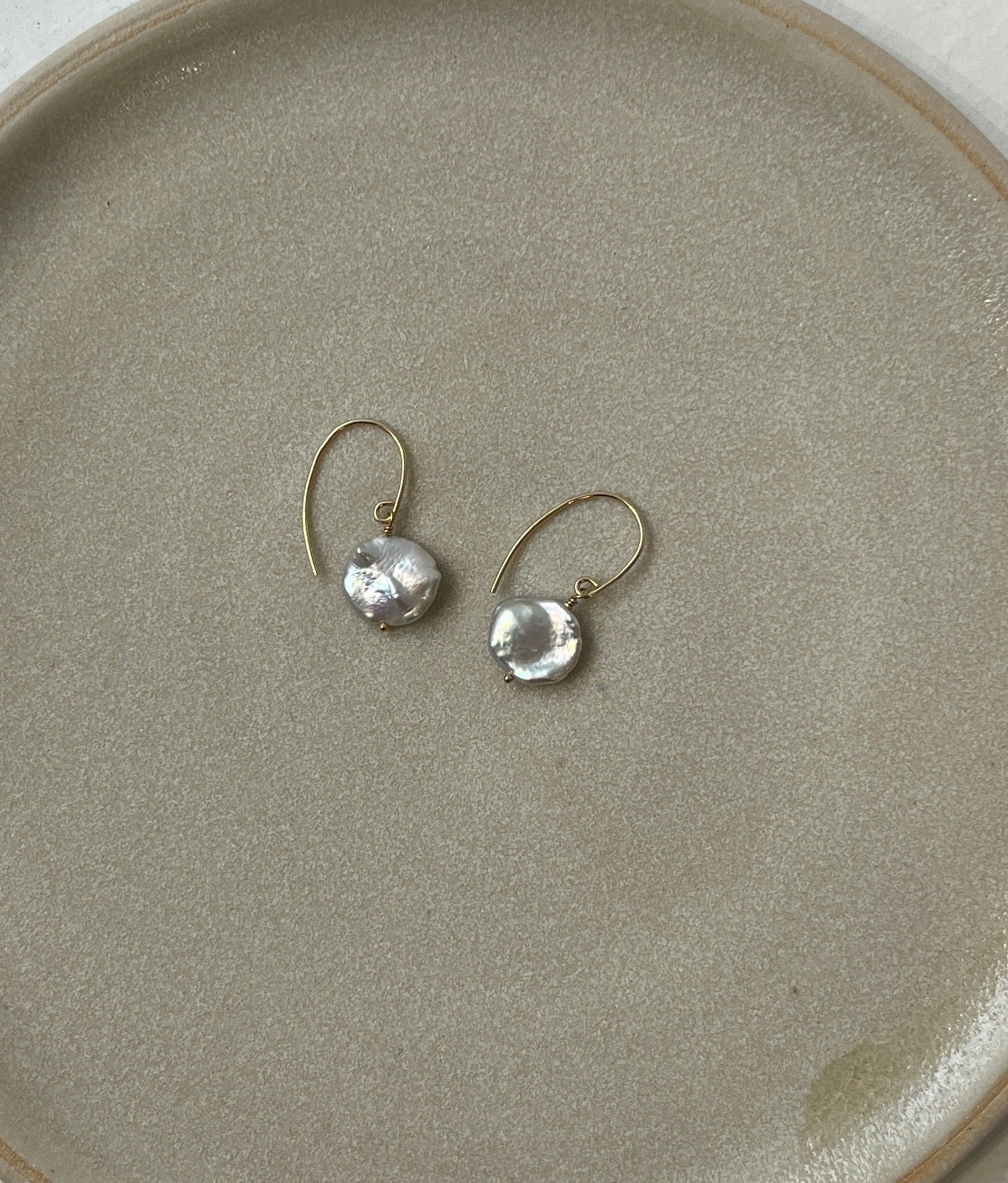 Keishi Petal Pearl Earrings - Cat Birch - Beside The Wave