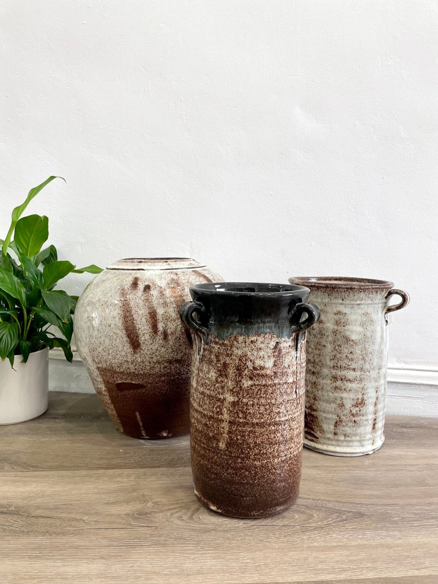Large Thrown Stoneware Pot - Andrew Knee - Beside The Wave