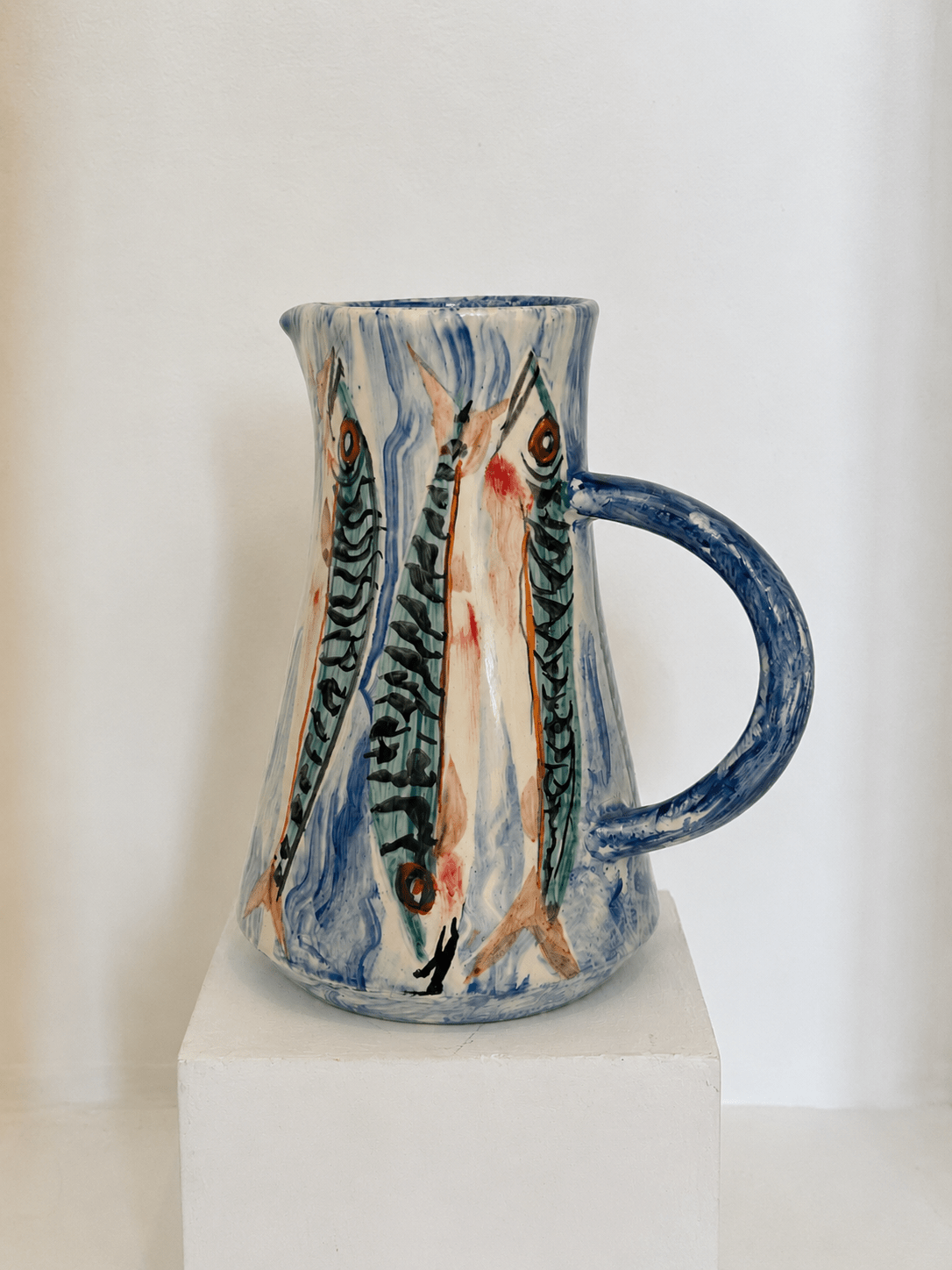 Mackerel Water Jug-Paul Jackson-Beside The Wave