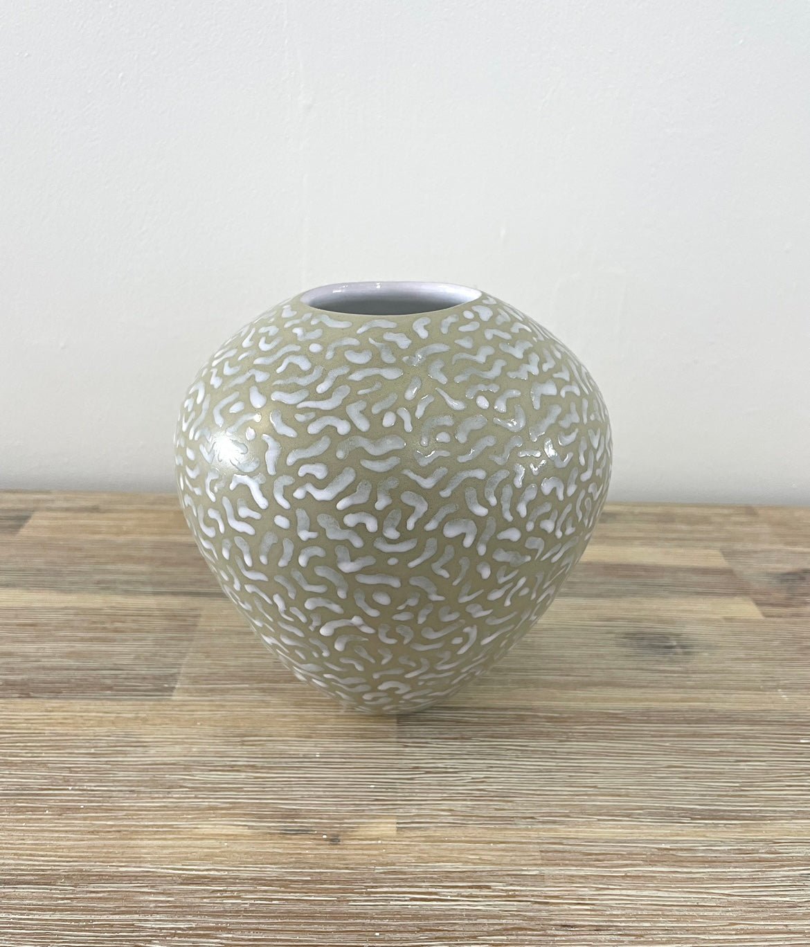 Medium Green Glaze Pot - Annie Hellyer - Beside The Wave