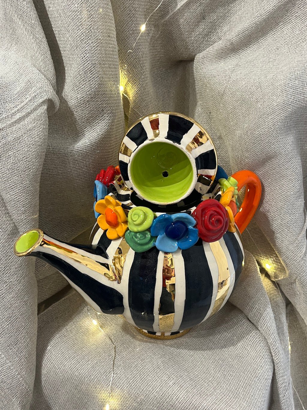 Medium Teapot (Rose) - Mary - Rose Young - Beside The Wave