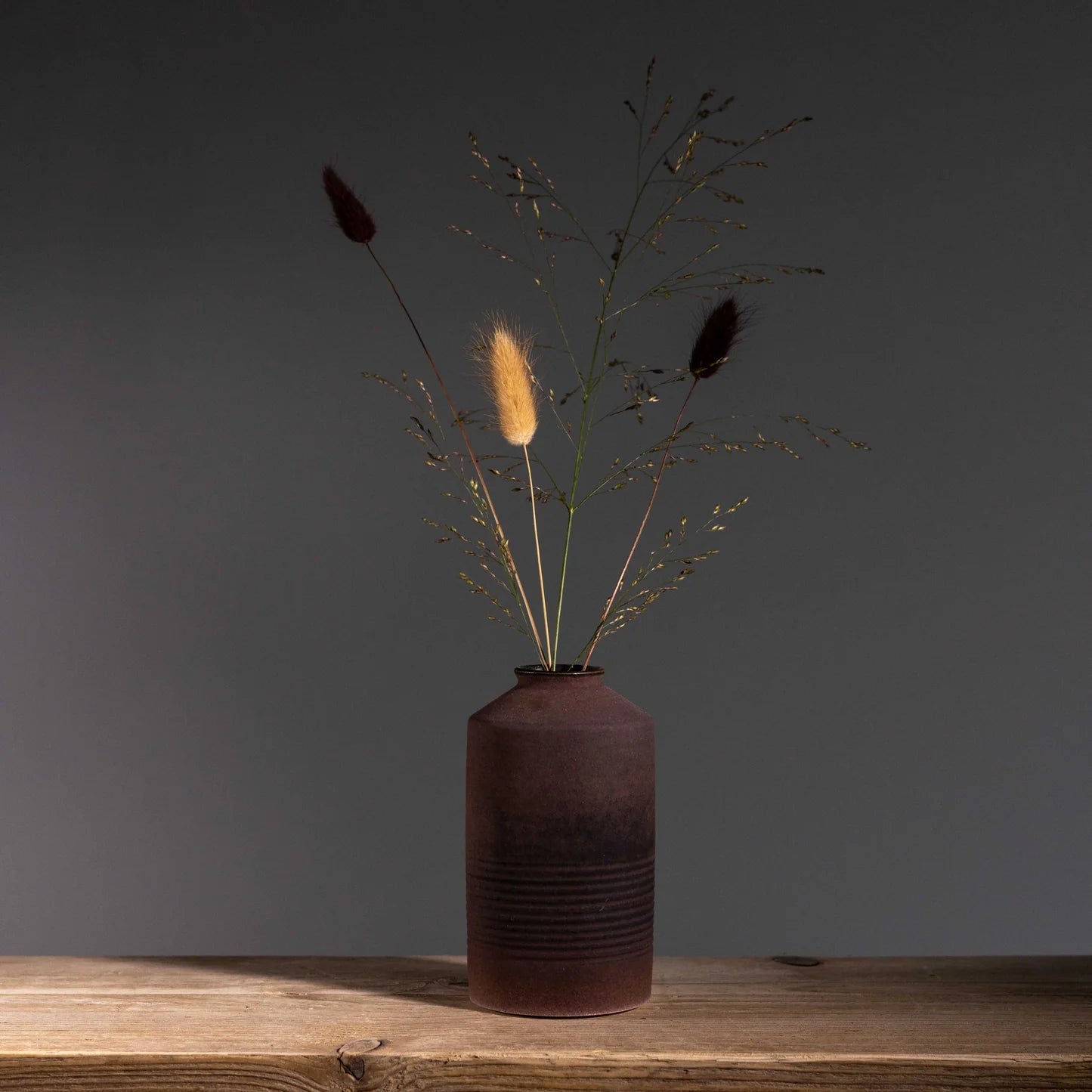 Medium Vase 2 (Plum/Brown) - Steve Smith - Beside The Wave