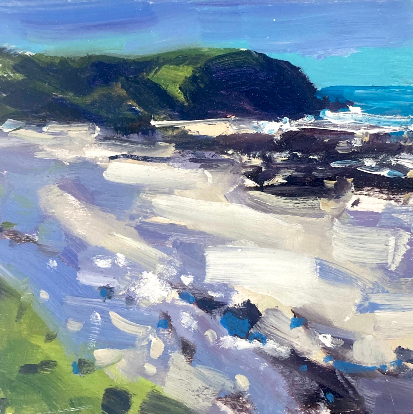 Over the beach, Church Cove