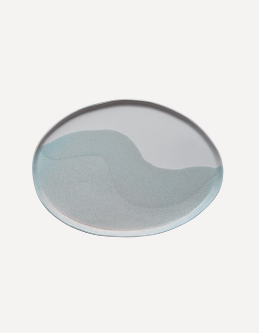 Oval Platter, Blush White - Lucia Fraser - Beside The Wave