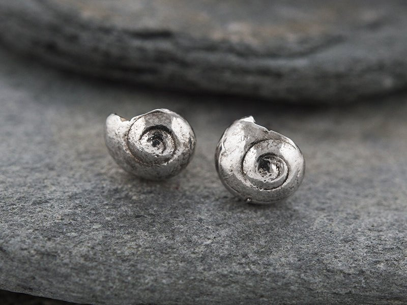 Padstow Periwinkle Stud Earrings - Emily Nott - Bower - Beside The Wave