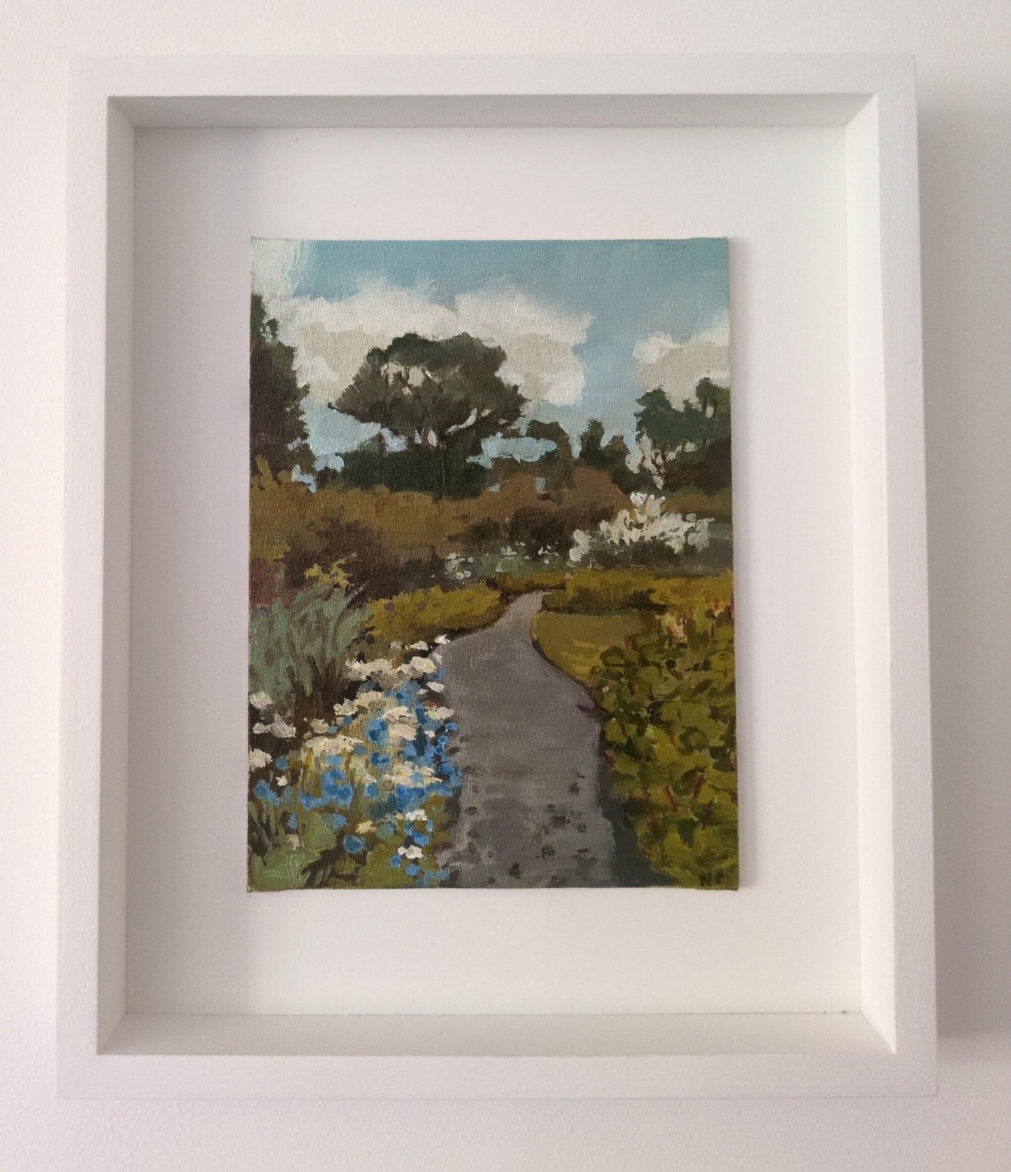 Path with Helford Trees - Nancy Crewe - Beside The Wave