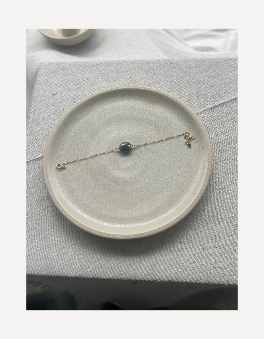 Peacock Coin Pearl Bracelet - Cat Birch - Beside The Wave