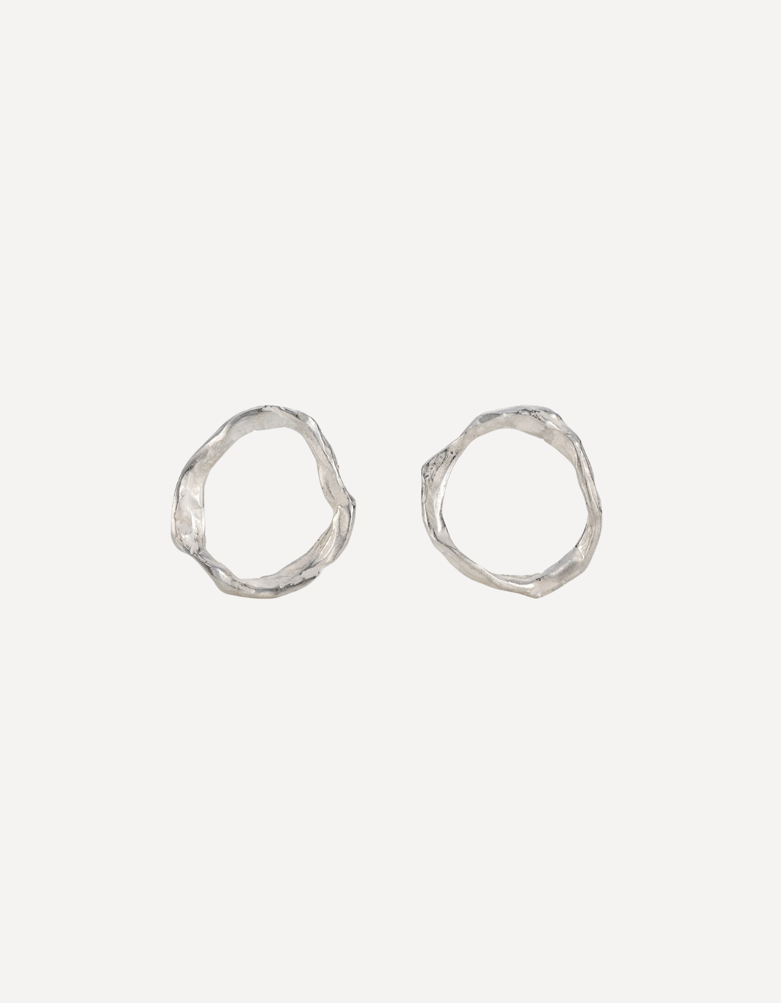 Pebble circle studs - Emily Nixon - Beside The Wave
