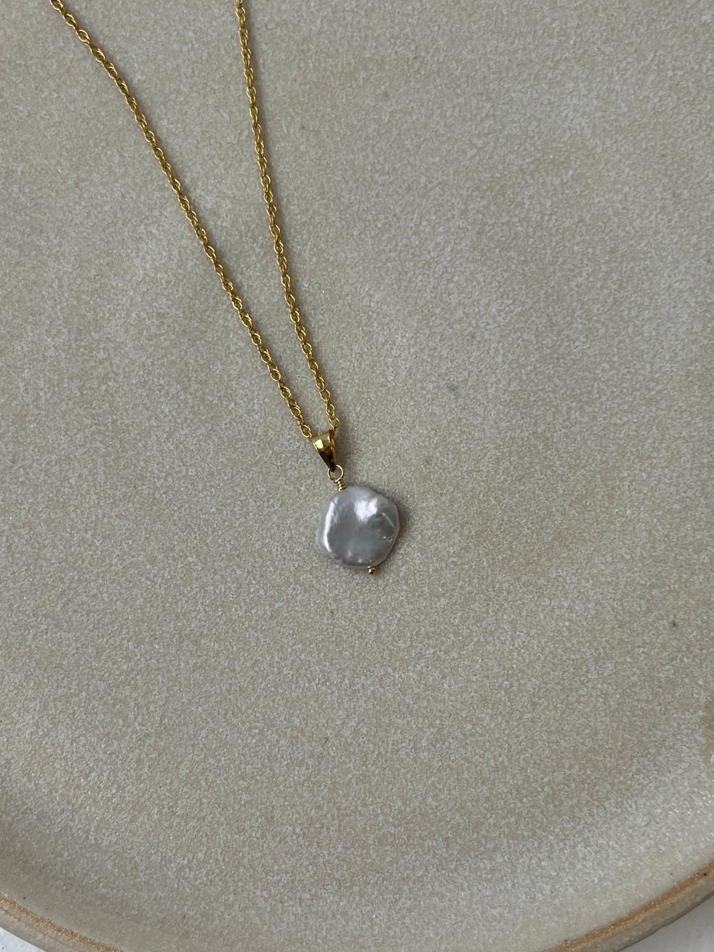 Petal Keishi Pearl Necklace - Beside The Wave - Beside The Wave