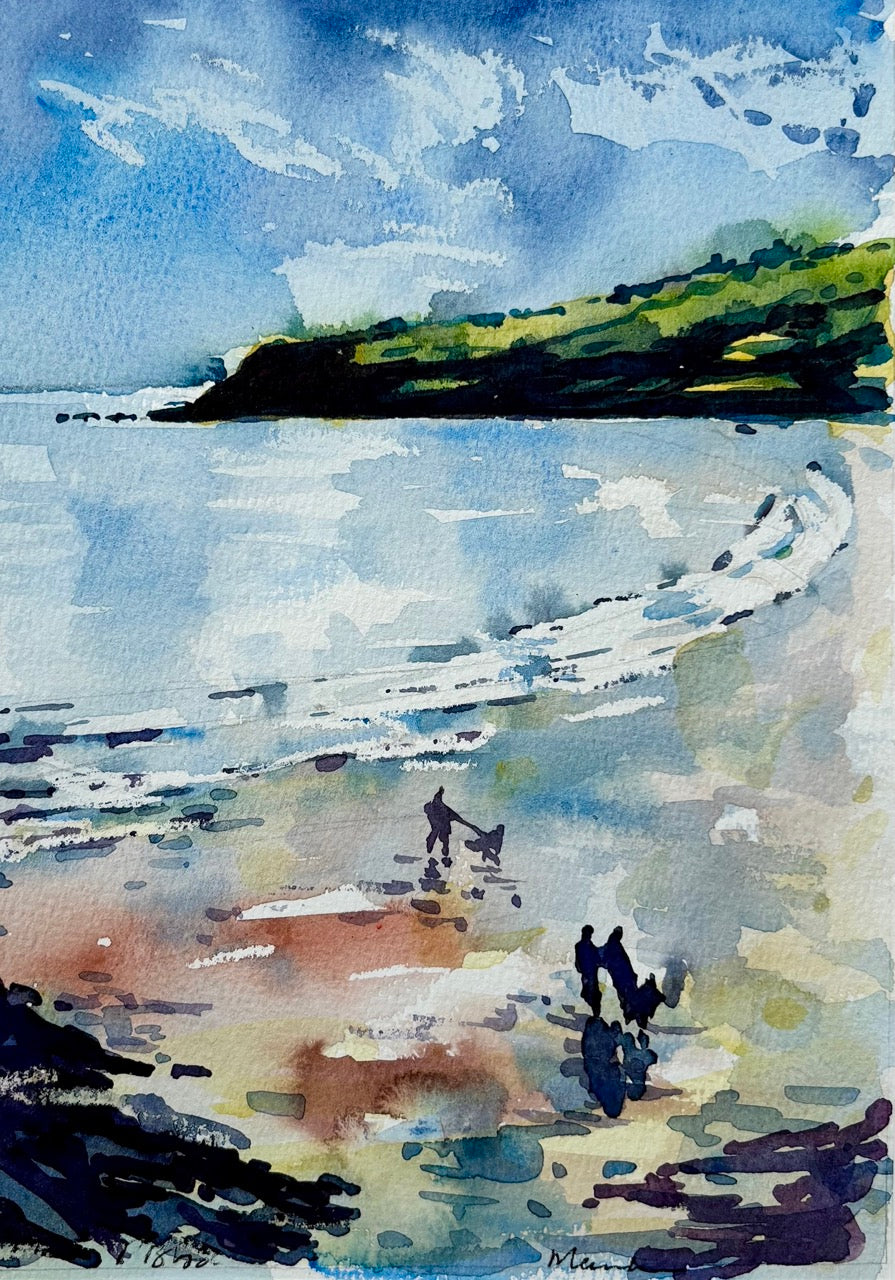 Maenporth Beach Evening
