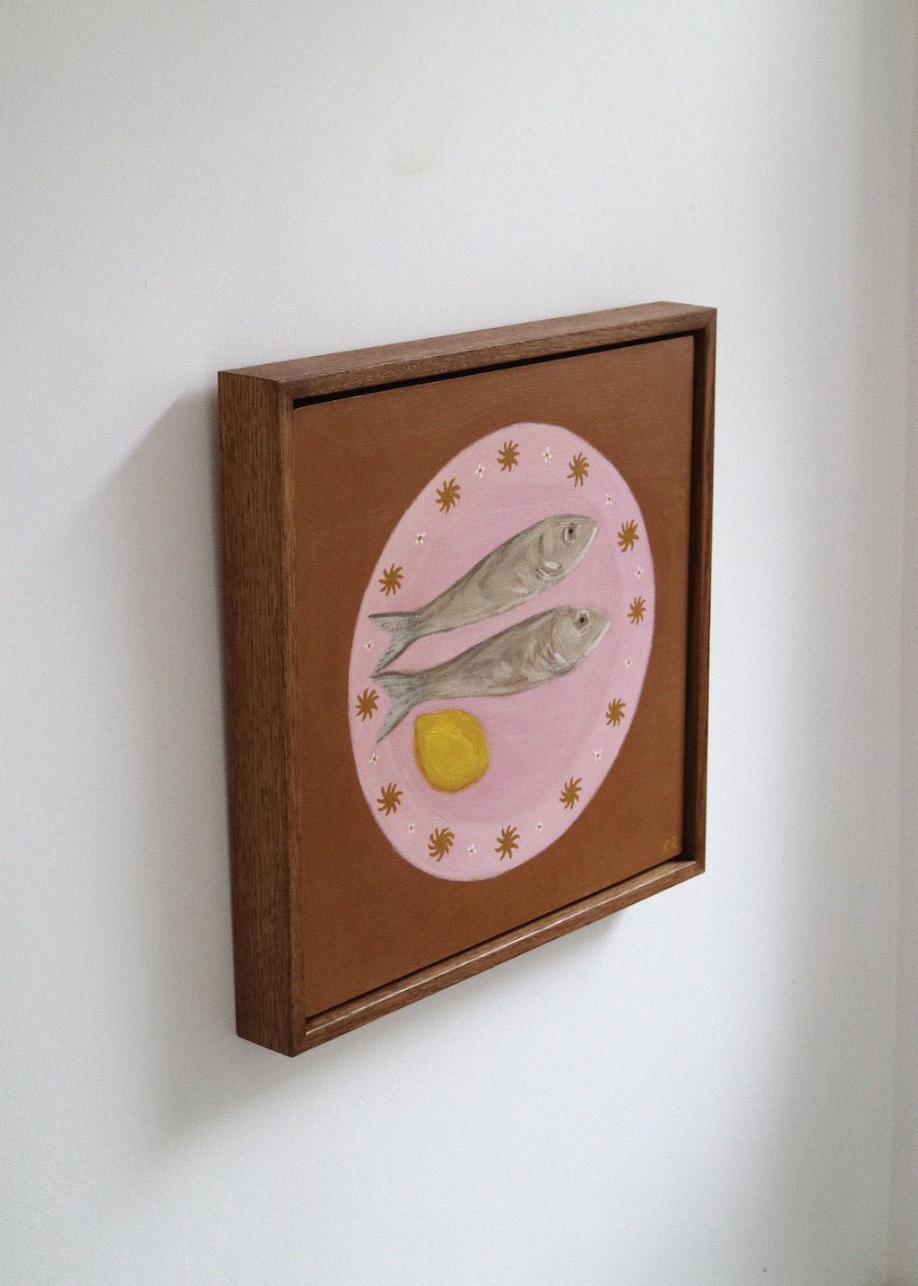 Pink Fish Plate - Katie Roberts - Beside The Wave