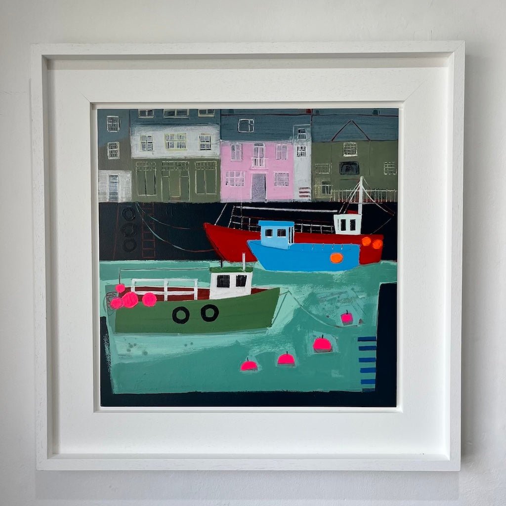 Pink Houses Pink Bouys - Emma Dunbar - Beside The Wave