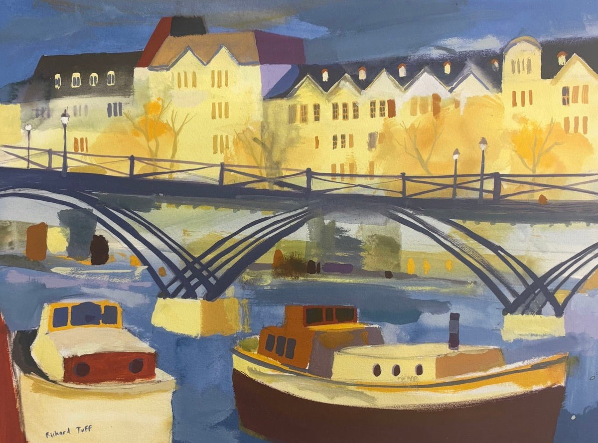 Pont Des Arts And The Louvre-Richard Tuff-Beside The Wave