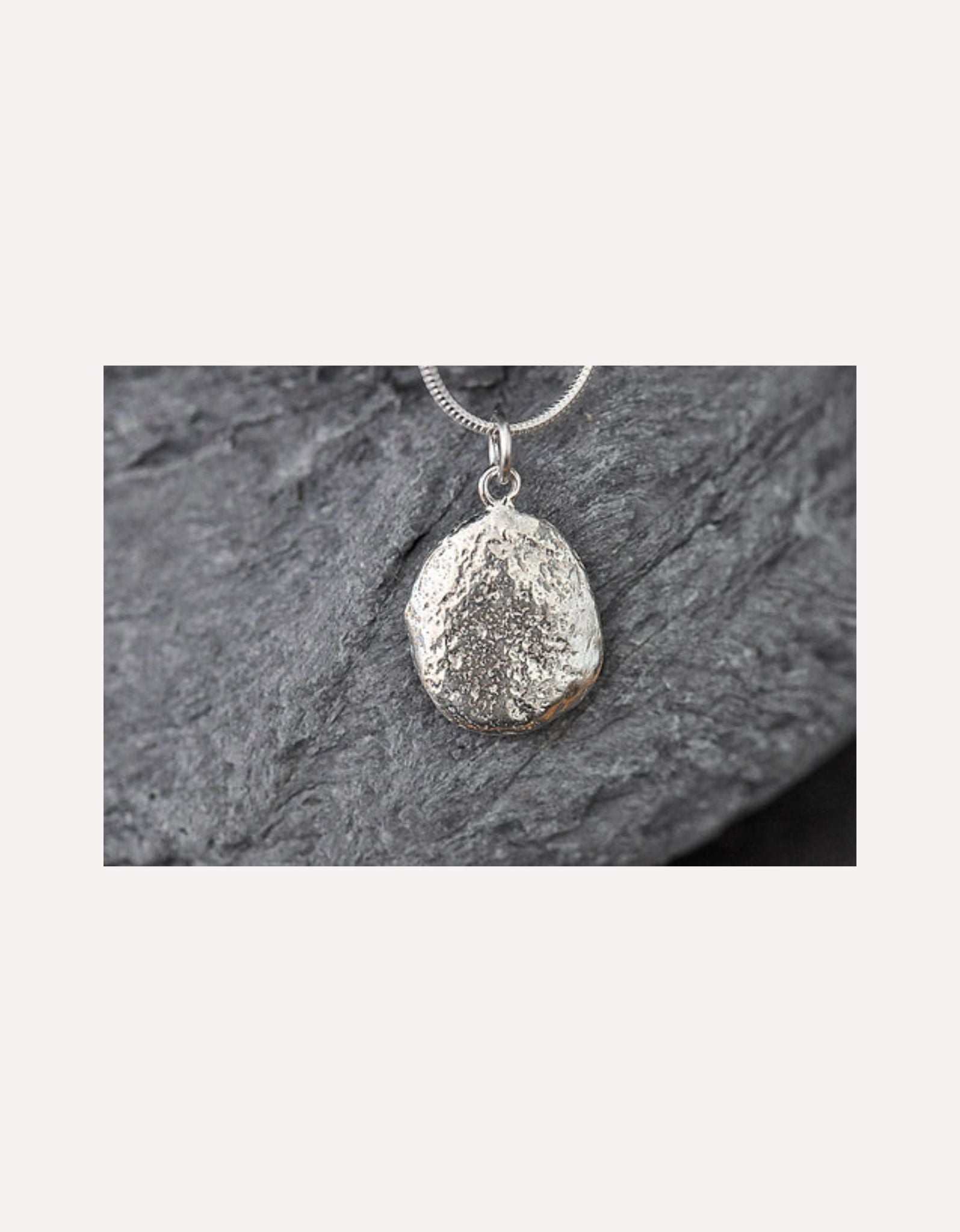 Porthilly Pebble Charm - Emily Nott - Bower - Beside The Wave