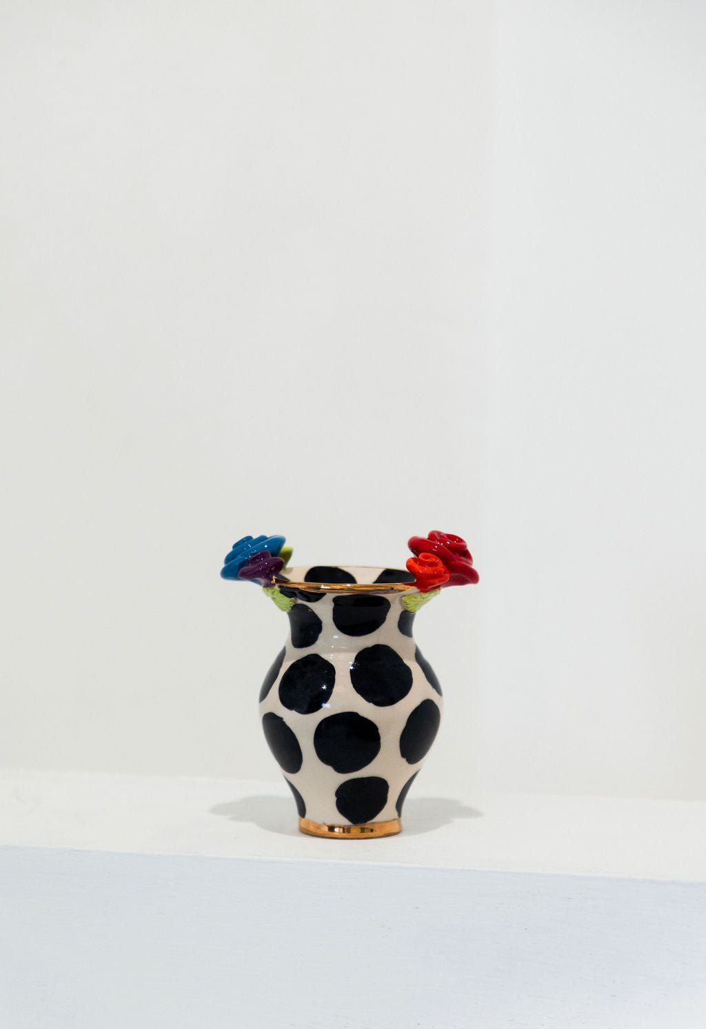 Posy Vase (Big Black Spot) - Mary - Rose Young - Beside The Wave