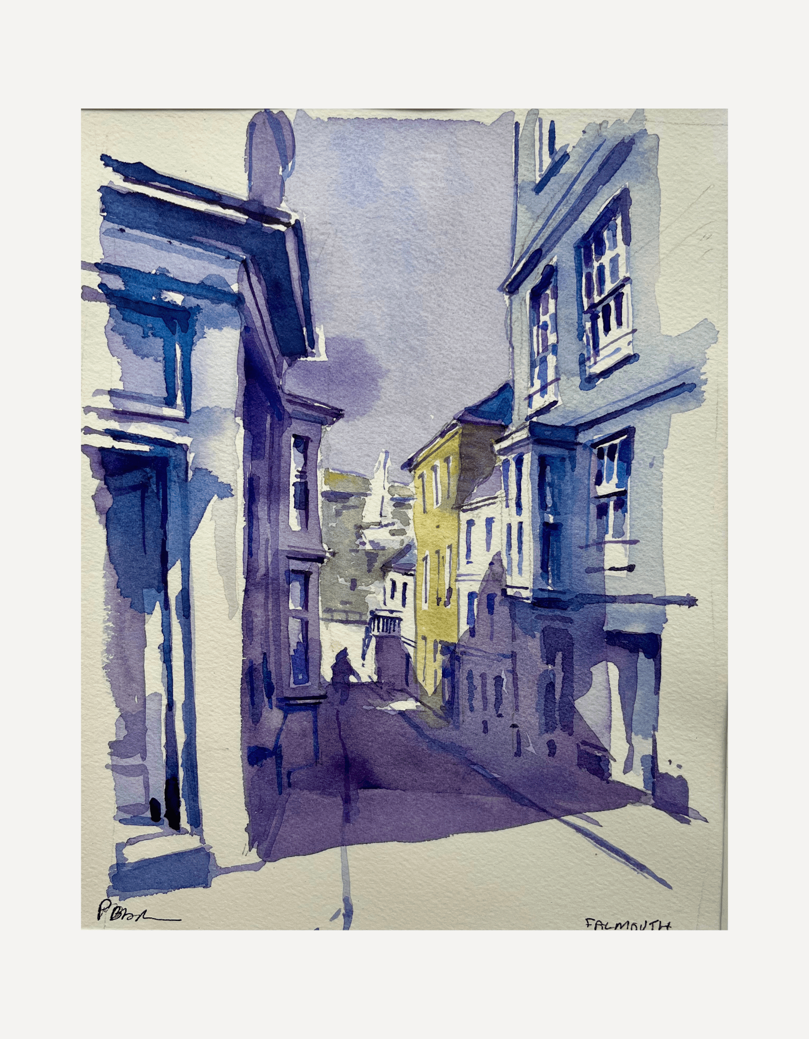 Quay St Evening Falmouth - Peter Blodau - Beside The Wave