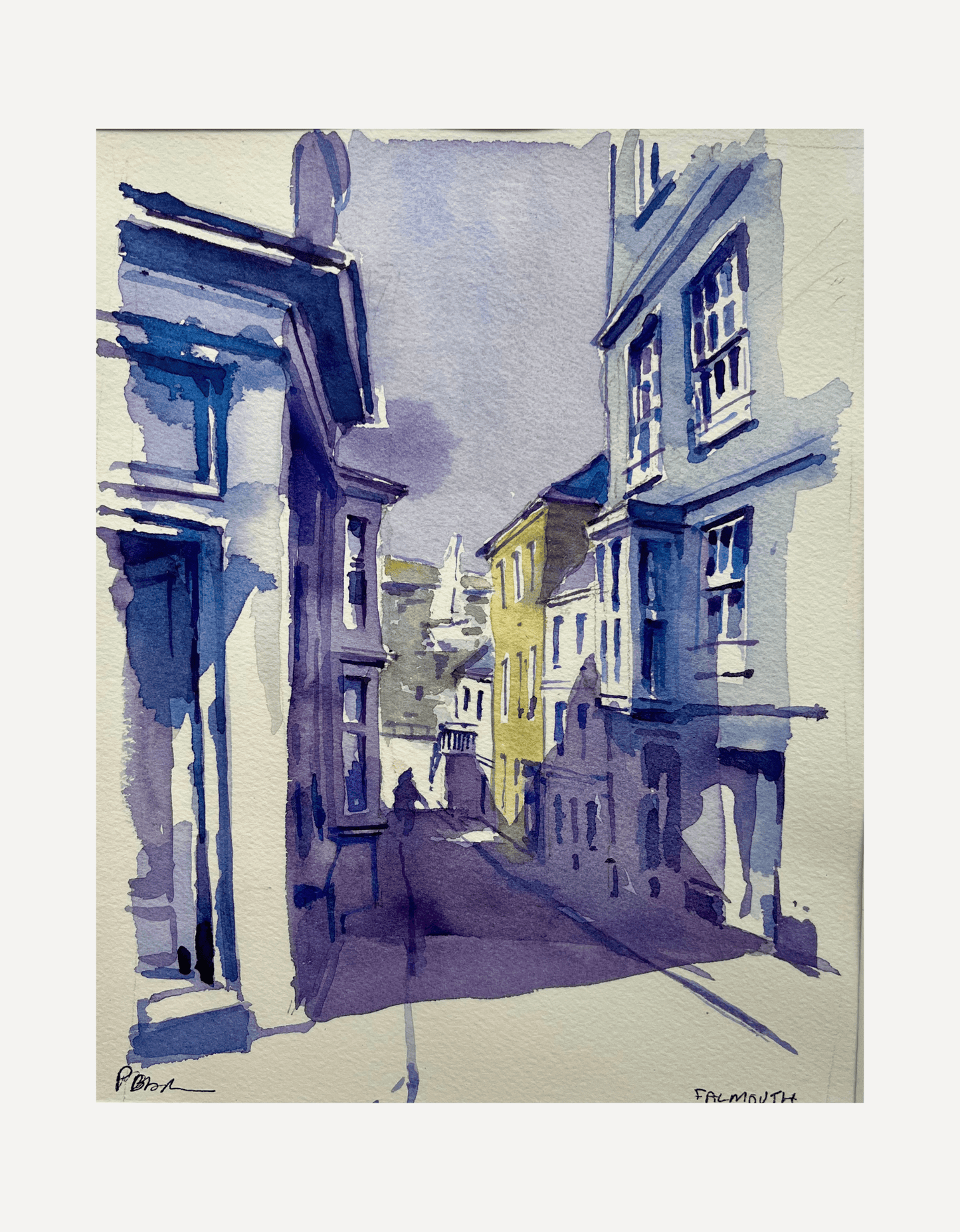 Quay St Evening Falmouth - Peter Blodau - Beside The Wave