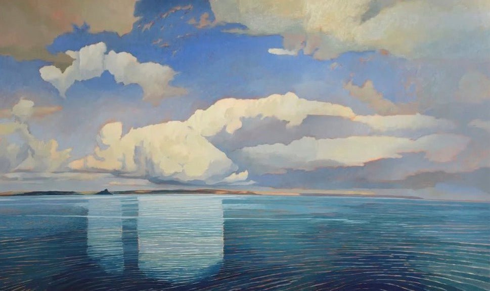 Rainclouds over Mounts Bay - Hugo Jones - Beside The Wave