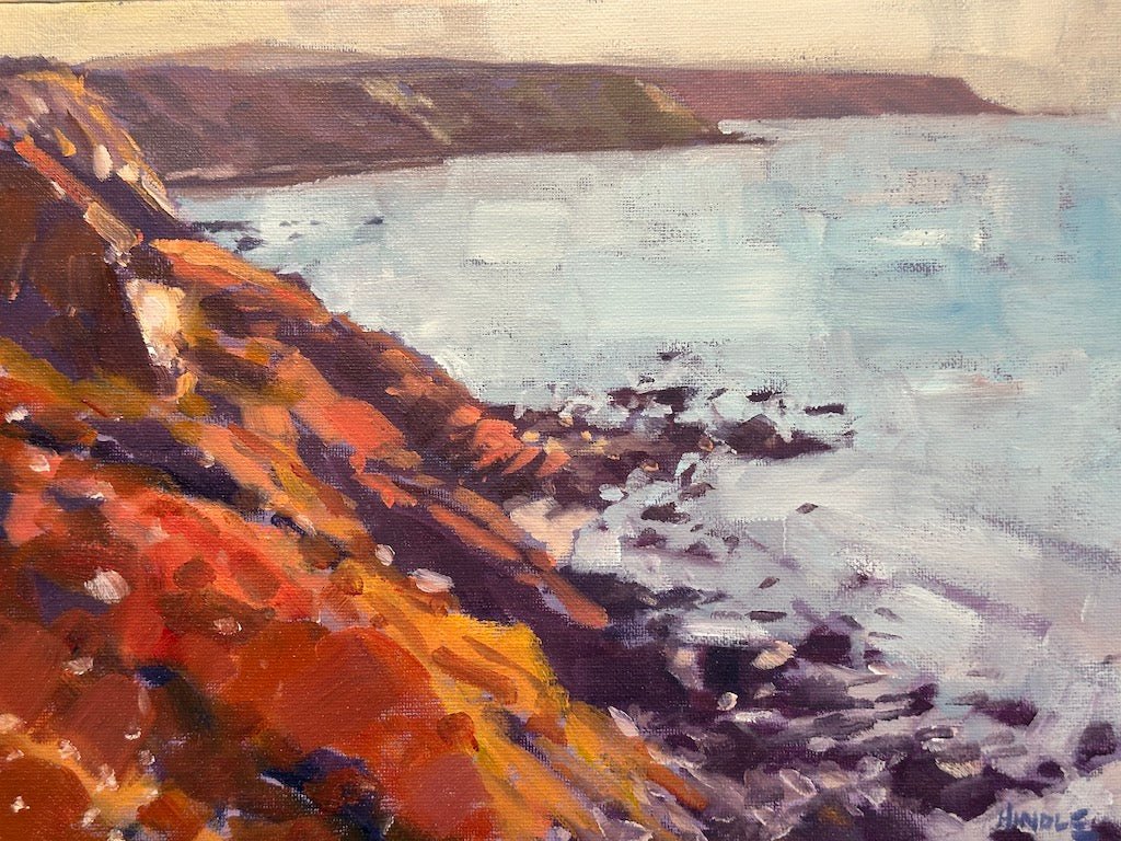 Rust Red Cliffs, North Coast - Mike Hindle - Beside The Wave