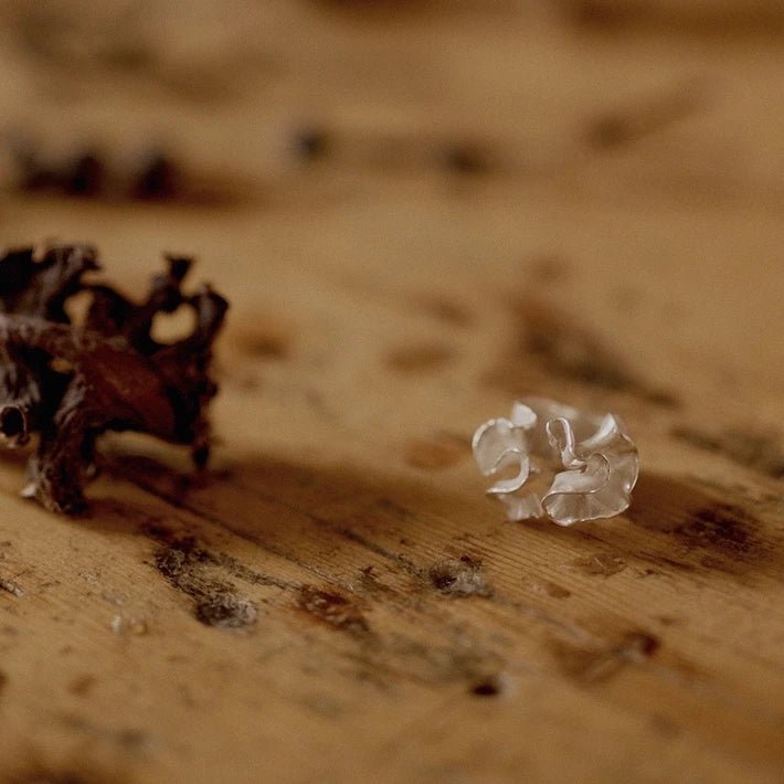 Silver Kelp Ring - Emily Nixon - Beside The Wave
