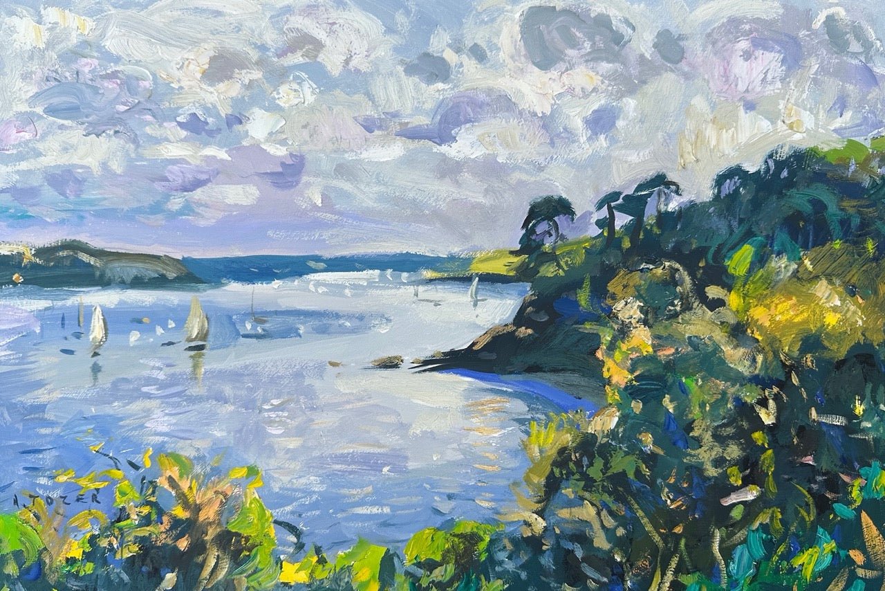 Silver Light Helford River-Andrew Tozer-Beside The Wave