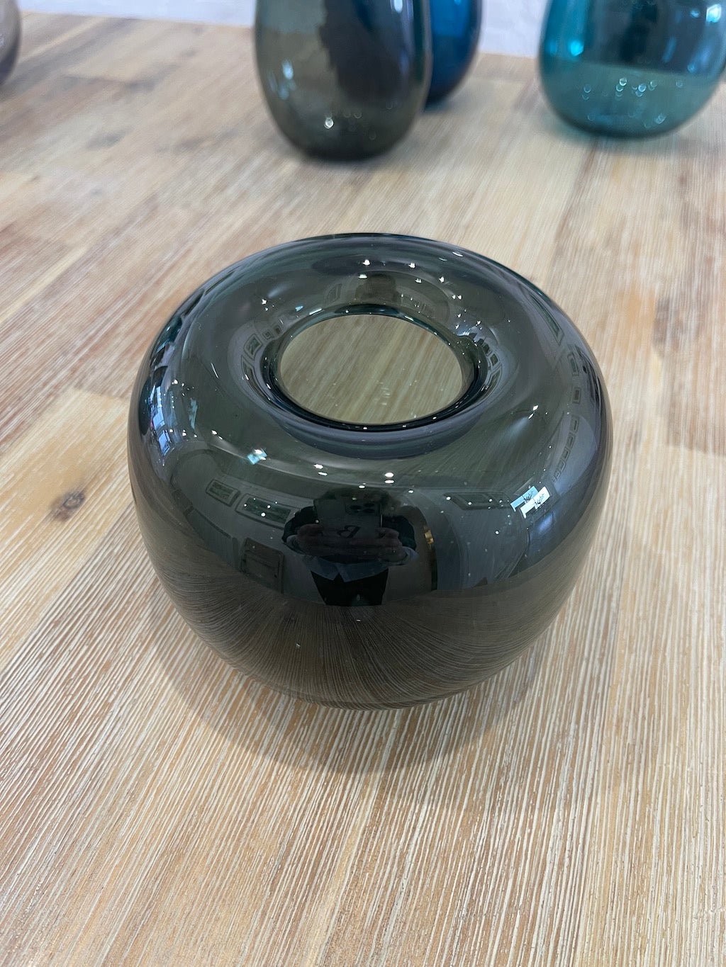 Sphere Vase, Tourmaline - Louisa Raven - Beside The Wave
