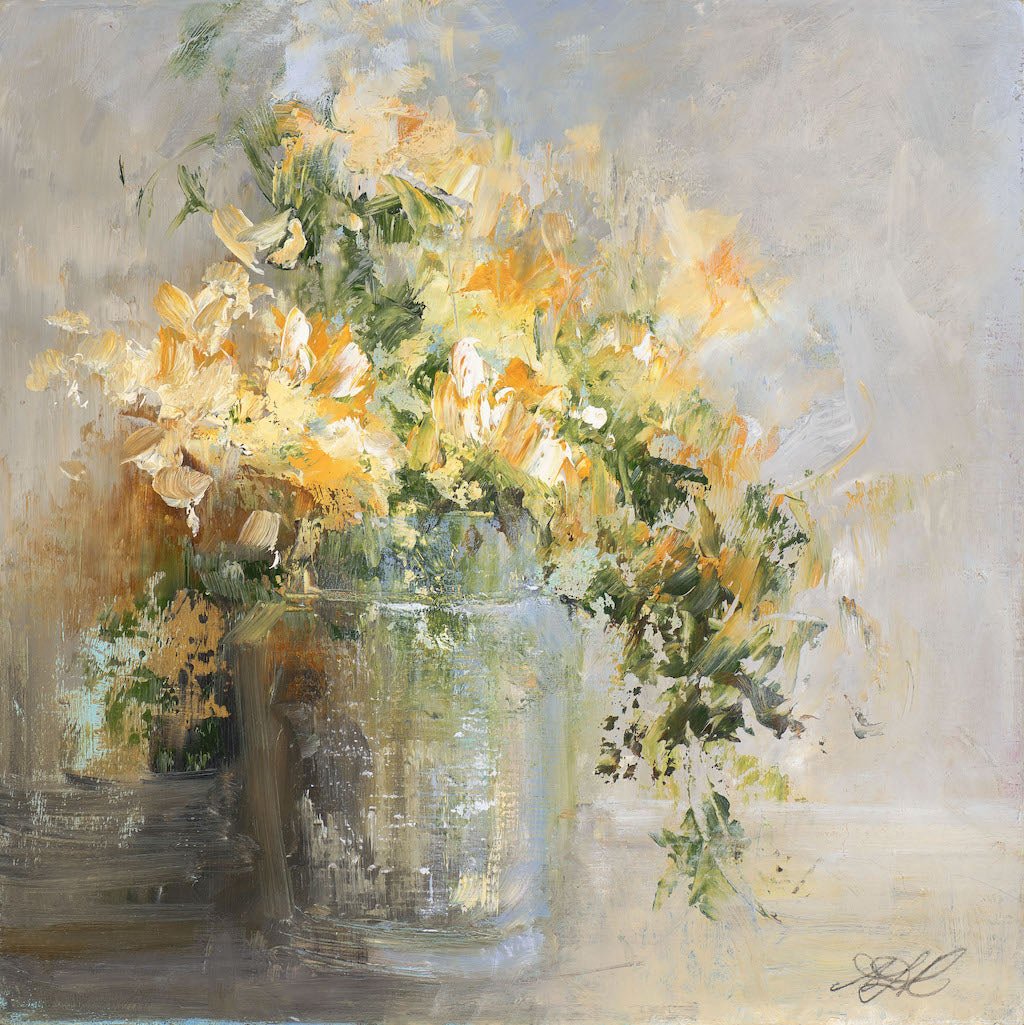 Spring Daffodils from the Studio Garden - Amanda Hoskin - Beside The Wave