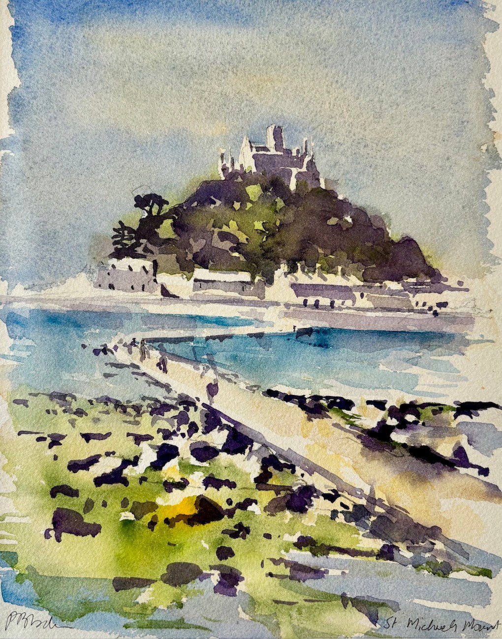 St Michaels Mount Midday Light - Peter Blodau - Beside The Wave